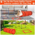 thumbnail image 2 of EDTara Sunvasagoo Dog Agility Course Backyard Set, 87-Piece Dog Obstacle Course Training Starter Kit with Tunnel, Adjustable Dog Hoop,Weave Poles, Jump Ring, Pause Box, Toy Balls and Storage Bag, 2 of 6