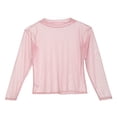 thumbnail image 1 of Hauts Décontractés pour Femmes en Filet Transparent à Manches Longues, 1 of 3