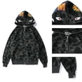 thumbnail image 5 of Bape Shark Hoodie Sweatshirt Fashion Brand Full Zip Cardigan Jacket With Pockets, 5 of 5