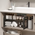 thumbnail image 4 of Kitchen Storage Rack for Dishes, Seasoning Bottles, and Cans | Countertop Organizer with Solid Wood and Metal Frame | Stable No-Slip Shelf for Kitchen, Bathroom, or Pantry, 4 of 6