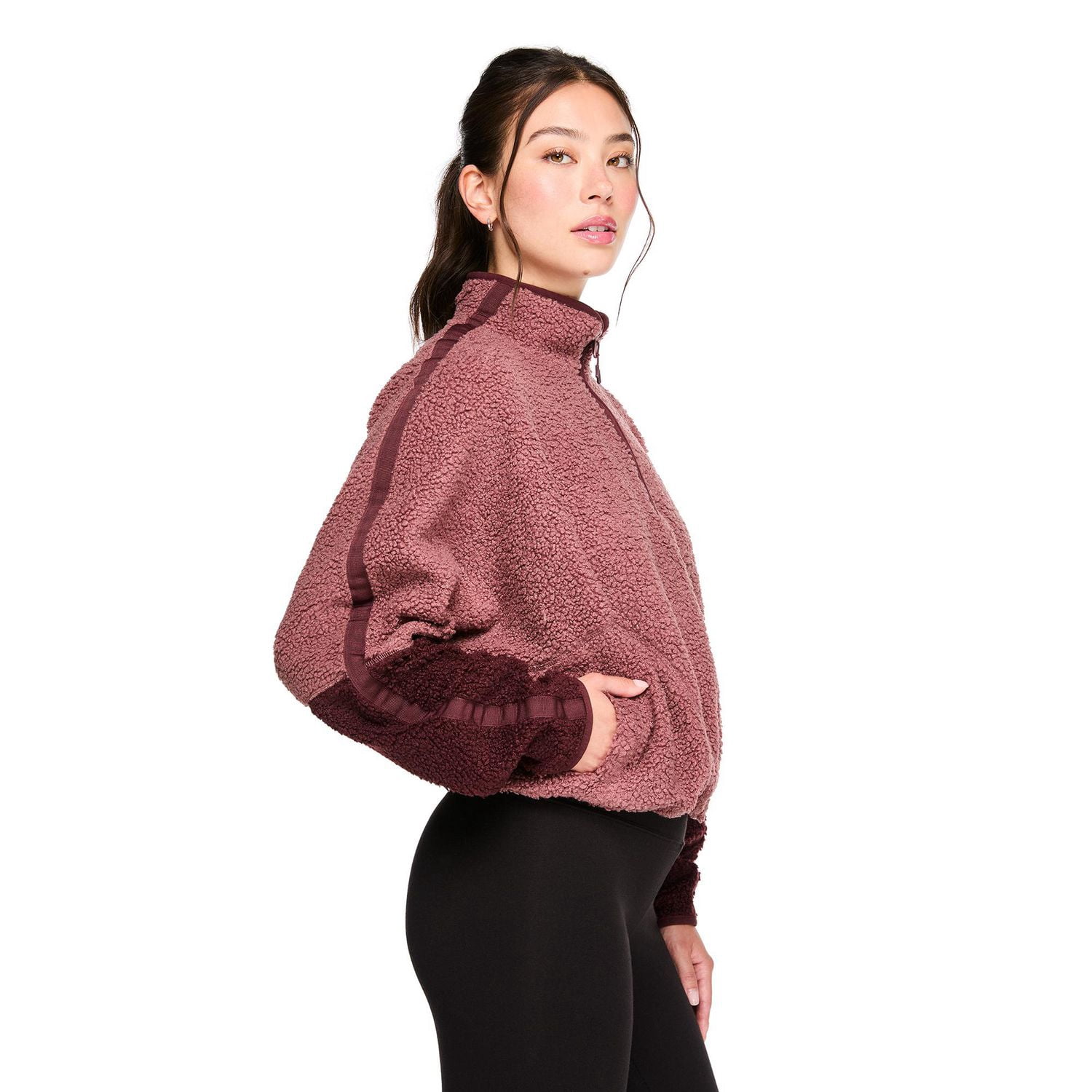 Athletic Works Women's Quarter Zip Pullover