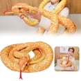 thumbnail image 3 of Python en Peluche Simulé 200/300 cm Jouet pour Enfants Peluche Animal Serpent Jouet Décoration de Maison Cadeau pour Enfants et Amis, 3 of 10