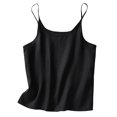 thumbnail image 2 of UPPADA Womens Crewneck Tank Tops Summer Sleeveless Scoop Neck Tees Solid Color Basic Slim Fitted Cami Shirts Womens Tank Tops Camisole Top Built In Bra Adjustable Straps,Clearance on sale, 2 of 3