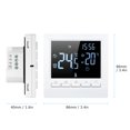 thumbnail image 2 of Amdohai Smart Thermostat Digital Temperature Controller LCD Display Week Programmable Electric Floor Heating Thermostat for Home School Office Hotel 16A, 2 of 8
