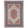 thumbnail image 1 of Tapis Emerald Farlin noir & ivoire de 5 pi x 7 pi, 1 of 6