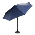 thumbnail image 3 of LB International Parasol Extérieur de 8 Pieds avec Manivelle et Inclinaison, Bleu Marine, 3 of 6