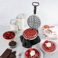 thumbnail image 2 of DASH Flip Belgian Waffle Maker With Ceramic Coating for Individual 1" Thick Waffles &ndash; Cream, 2 of 6