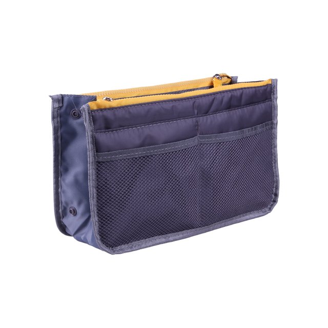GlamEssence Handheld Double Zipper Cosmetic Bag Multifunctional Toiletries Storage Bag Bag In Pocket Storage Bag Travel Storage Bag Bathroom Storage Bag
