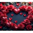 thumbnail image 4 of Heart Balloons Backdrop Background Wall Banner Valentines Day Party Decorations Romantic Celebration Event Decor Wedding Photography Prop, 4 of 4