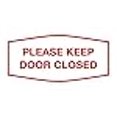 thumbnail image 3 of Signs ByLITA Fancy Please Keep Door Closed Sign - Security and Safety | Durable Material | Easy to Install (White/Red) - Large 1 Pack, 3 of 4