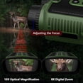thumbnail image 2 of QualitChoice Dispositif de Vision Nocturne en Matériaux Durables Télescope de Précision pour Exploration Extérieure Mise au Point Rapide Vert, 2 of 6