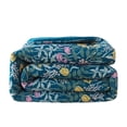 thumbnail image 3 of Mainstays Bed-in-a-Bag All in One Reversible Comforter and Sheet Set, 7-Piece, Double Blue Floral, 3 of 8
