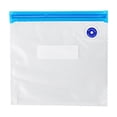 thumbnail image 1 of Sacs pour Scelleuse sous Vide pour Aliments, Sacs de Rangement Réutilisables pour Marinades, Conception à Double Fermeture Éclair Étanche, Sacs Transparents de Qualité Alimentaire pour Congélateur, Compatibles Micro-Ondes, Cuisine et Voyage, 1 of 7