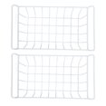 thumbnail image 1 of Freezer Basket, 2 Pack Stackable Household Deep Freezer Organizer Bin With Handles Wire Storage Basket Farmhouse Metal Wire Basket For Kitchen, Pantry, Cabinet,, 1 of 8