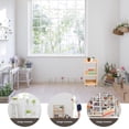 thumbnail image 1 of HEATSHAKING 1 Pce Armoire de Rangement en Bois Style Vintage avec Roulettes pour Cuisine et Chambre, 1 of 6