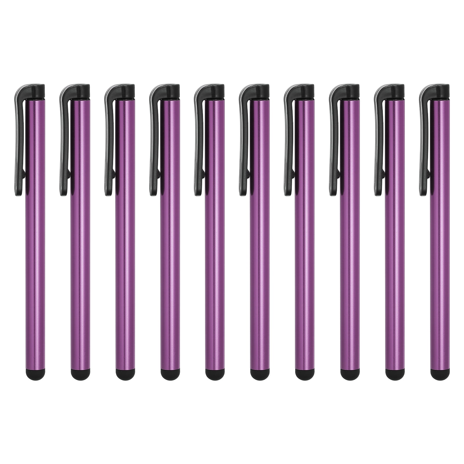 Unique Bargains 10pcs Stylus Pens for Touch Screens Universal Capacitive Stylus Pencil for All Capacitive Touch Screen Device, Purple
