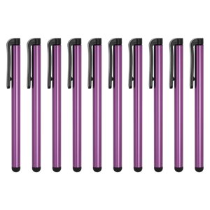 Unique Bargains 10pcs Stylus Pens for Touch Screens Universal Capacitive Stylus Pencil for All Capacitive Touch Screen Device, Purple