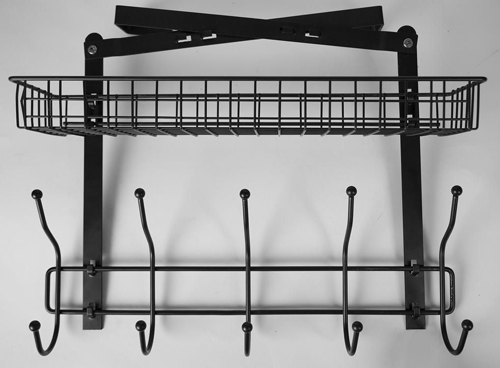 era Rivista organisateur pour dessus de porte noir