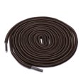 thumbnail image 1 of INSPIRE CHIC Unisex Round Rope Dual Colored Striped 1/5 Thick Boot Shoelace 120cm / 47.24" Dark Brown Coffee, 1 of 4