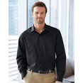 thumbnail image 5 of Van Heusen Mens Broadcloth Point Collar Solid Shirt, S, Grey, 5 of 5