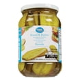 thumbnail image 1 of Great Value Bread & Butter Sandwich Pickles, 1 of 2