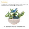 thumbnail image 3 of Decodeary Testeur d'Humidité de Sol en Résine Oiseaux Testeur d'Humidité pour Plantes Humide Intérieur Extérieur Jardin Ferme Rappel d'Arrosage avec Merveilleux Chant Bleu, 3 of 6
