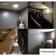 thumbnail image 3 of Wireless Led Motion Sensor Lights Led Mini Wireless Infrared Motion Sensor Night Light Wall Emergency Wardrobe Cabinet Night Lamp Atmosphere Light Ceiling Light with Motion Sensor, 3 of 9
