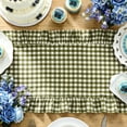 thumbnail image 4 of Leaf Edge Ruffled Table Runner for Coffee Dining Tv Cabinet Home Decor, JKODE, 4 of 6