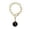 T, variant on Letter Charm Accessories For Cup Name ID Letter Handle For Cup Tumbler Circle Shape Charms Thoughtful Gift For Black