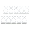 thumbnail image 4 of 10Pcs Plant Climbing Wall Fixture Clips, Plant Fixer ,Wall Vines Fixture Vines Traction Invisible Holder Hook Wall Rattan clamp for Decor White L, 4 of 10