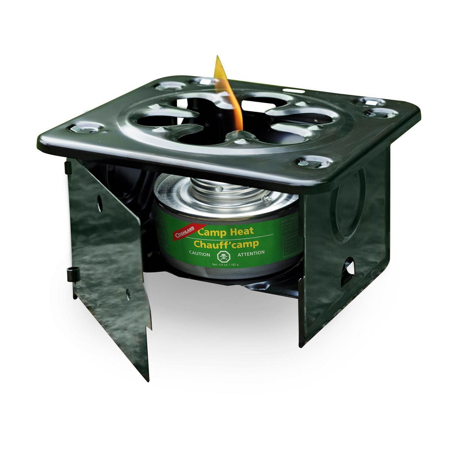 Réchaud de camping pliant et portable Coghlan’s — compact, léger en acier pour le camping et les situations d’urgence