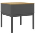 thumbnail image 5 of vidaXL Lamp Table FLORO Grey 55x55x54 cm Solid Wood Pine, 5 of 5