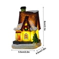 thumbnail image 3 of Village de Noël Maisons de Village de Noël Éclairées à DEL avec Figurines Collection de Villages de Noël Décoration de Pièce Intérieure - Bâtiments de Collection, 3 of 14