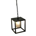 thumbnail image 2 of Lampe Suspendue Géométrique Cube Finition Bronze Huilé, 2 of 5
