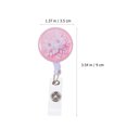 thumbnail image 2 of 2 Pcs Pinces en Plastique pour Badges d'Identité Jolies Cartes Clips Pratiques Porte-Cartes Boucles, 2 of 9