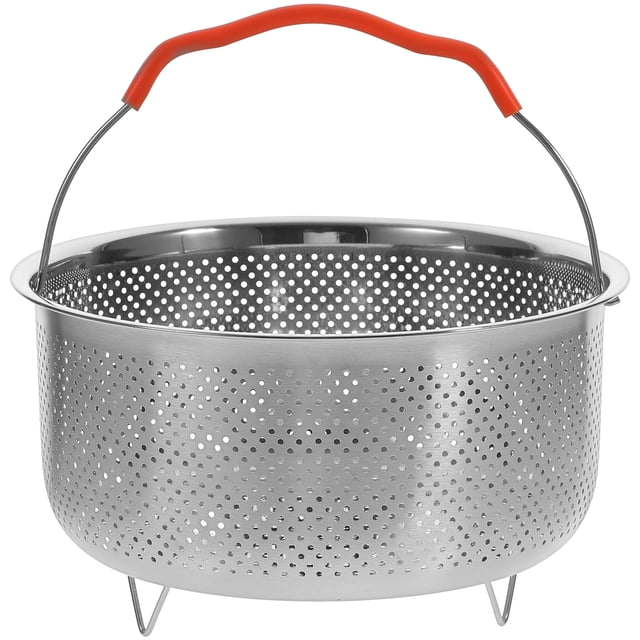 Electric Cooker Steamer Rice Cooker Steamer Metal Steamer Basket Food Steaming Stand with Handle
