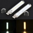 thumbnail image 4 of Lampe LED USB Portable Mini 8 Leds Éclairage Veilleuse d'Ordinateur Blanc/blanc Chaud, 4 of 5