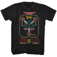 thumbnail image 1 of Back To The Future Flux T-Shirt Noir pour Adulte, 1 of 1
