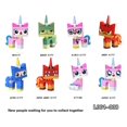 thumbnail image 1 of 8pcs Building Blocks Movie Bricks Unikitty Super Angry Astro Queasy Biznis Toys, 1 of 5