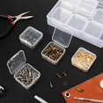 thumbnail image 4 of 24 Pcs Small Bead Organizer Bead Case Storage Organizer Diamond Art Containers Accessory Storage with 2 Pcs Hinged Lid, 4 of 6
