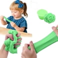 thumbnail image 2 of Green Solid Color Butter Slime Clay Toy Non Settling Stretchy Diy Craft Green Color With Accessories For Creative Play, 2 of 7