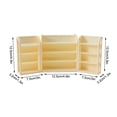 thumbnail image 2 of TopLLC Home Decor, Room Decor, Wall Decor Miniature Simulated Supermarket Four-sided Shelves For Miniature Items Display Rack Display Stand, 2 of 2