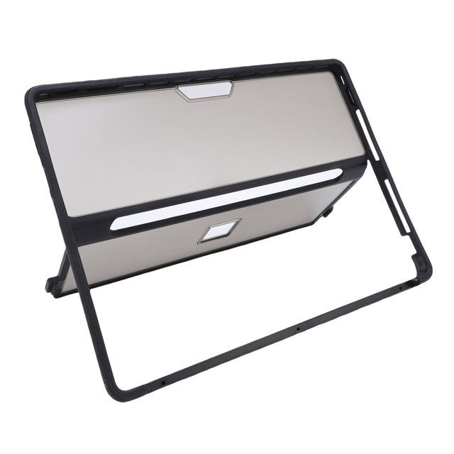 Shockproof Tablet Case, Built in Pen Holder All in One Tablet Case for Upgrading Matte White,Matte Grey