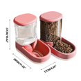 thumbnail image 2 of RRJ Automatic Pet Feeder And Water Dispenser Set For Dogs Cats, Programmable Timed Food Dispenser, Large Capacity Waterer For Small Medium Large Pets, Pet Supplies For Home Travel, 2 of 3