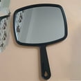 thumbnail image 4 of Handle Makeup Barber Handheld Large Oval Beauty Salon Makeup Portable Wall Mounted,Black Makeup Magnifying Glass, 4 of 5