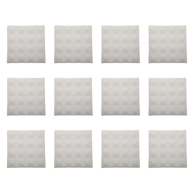 12pcs Pyramid Shape Acoustic Panels Sound Dampening Panels for Acoustic Treatment