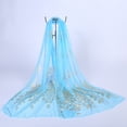thumbnail image 4 of Women Peacock Scarf Long Soft Spring Autumn Wrap Twelve Colors Beach Shawl, 4 of 8