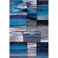 thumbnail image 1 of Ladole Rugs Red / Blue Grey Black Contemporary Geometric Design Modern Area Rug Carpet Approx. 3x5, 3x10, 4x6, 5x7, 8x10, 9x12 Feet, 1 of 6