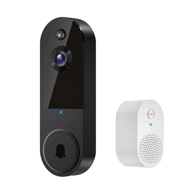 1080P Wireless Doorbell Camera 2-Way Wireless Video Doorbell Night Vision For Home Office ,Weather Resistant
