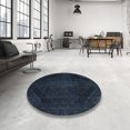 thumbnail image 3 of Ahgly Company Indoor Rectangle Abstract Blue Abstract Area Rugs, 3' x 5', 3 of 6